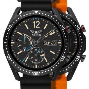 AVIATOR - SMART TECHNIQUE, With extra silicone band