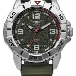Aviator AIRBORNE – ARMY GREEN GENTS WATCH